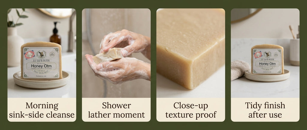 Honey Oatmeal Goat Milk Soap 5 oz.