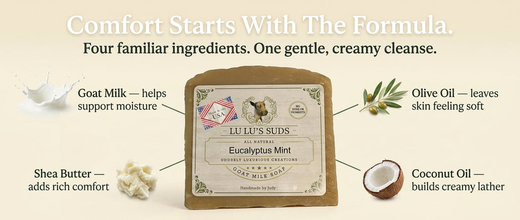 Eucalyptus Mint Goat Milk Soap 5 oz.