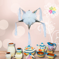 Small White Fiesta Piñata - Mexican Fiesta Decor