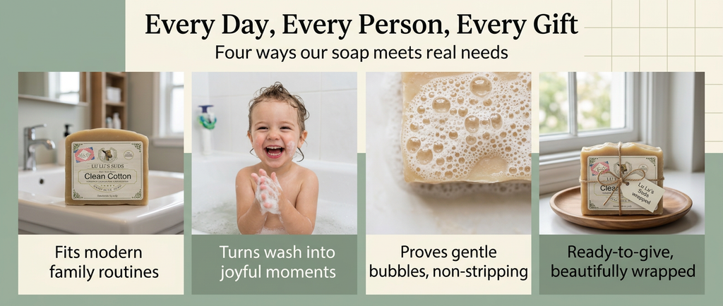 Clean Cotton Goat Milk Soap 5 oz.