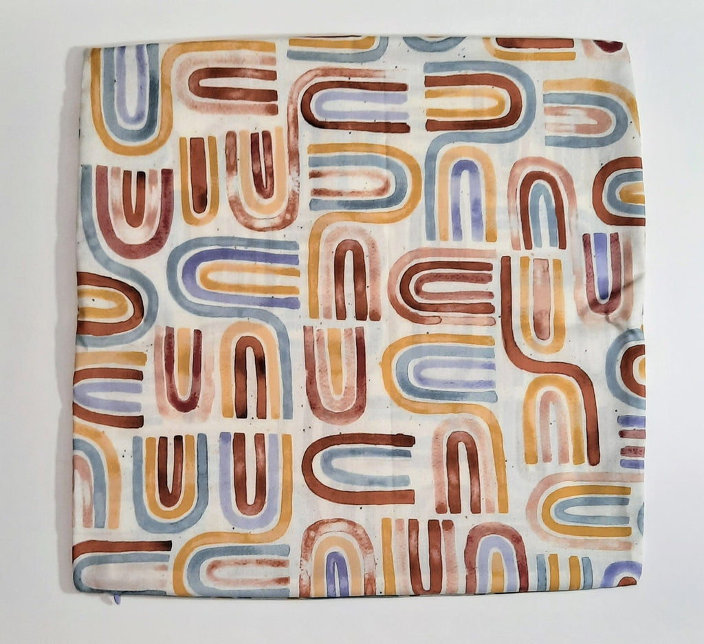 Handmade Pillow Cover: Insert Included: Size: 18"x18"