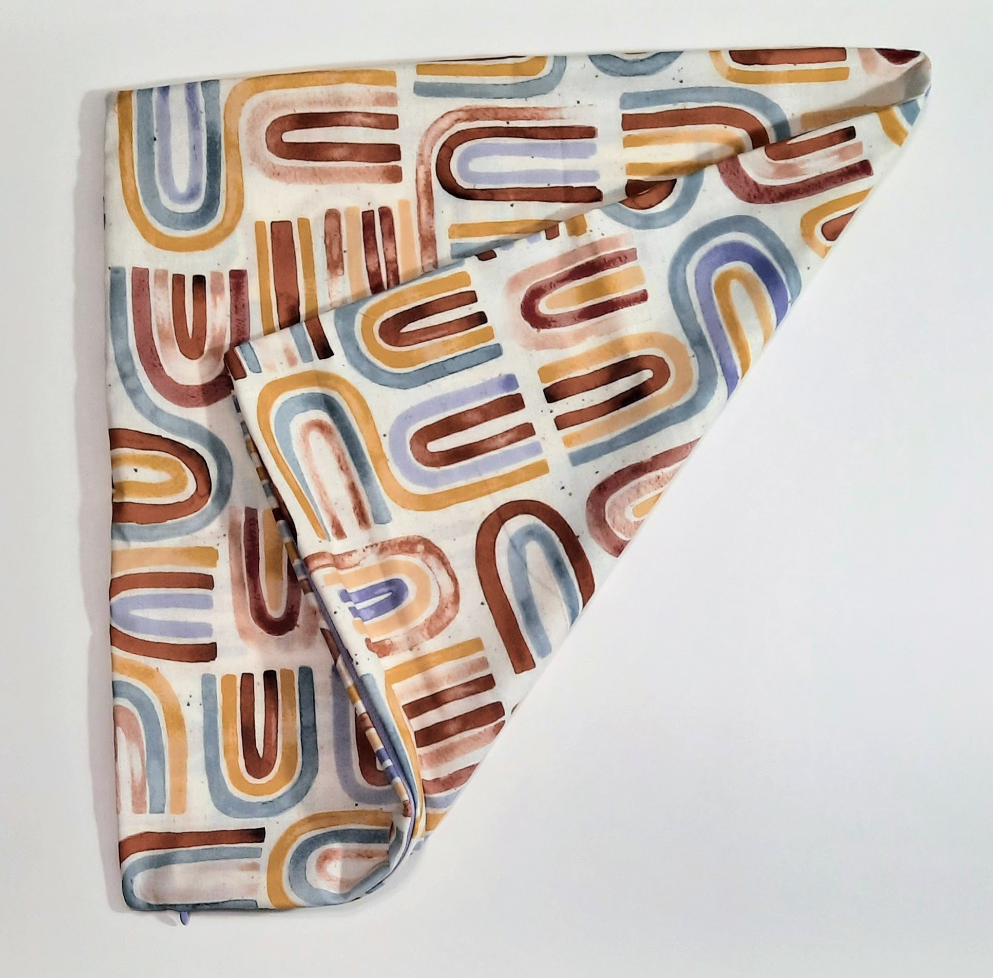 Handmade Pillow Cover: Insert Included: Size: 18"x18"