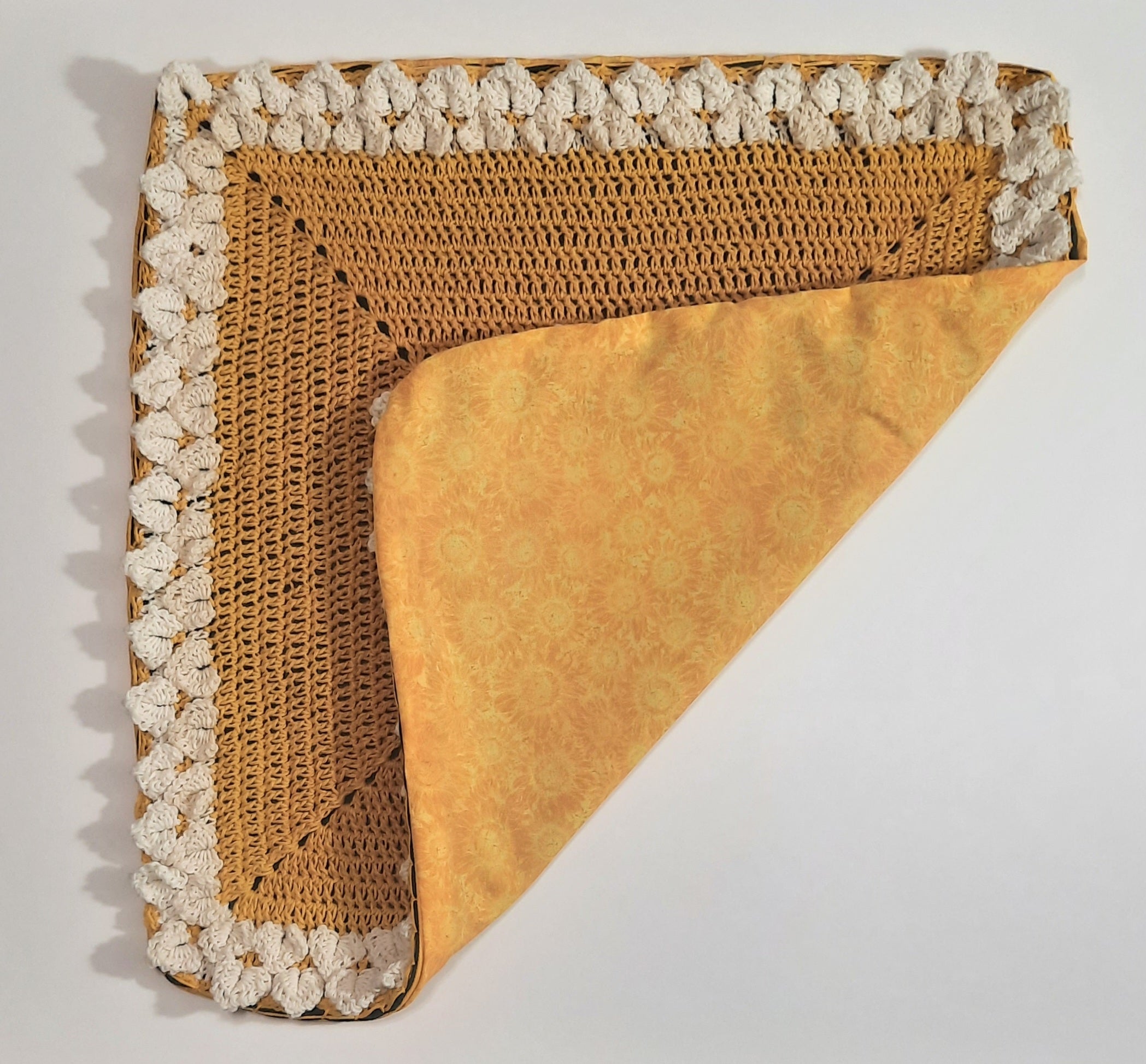 Handmade Pillow Cover: Insert Included: Size: 18"x18"