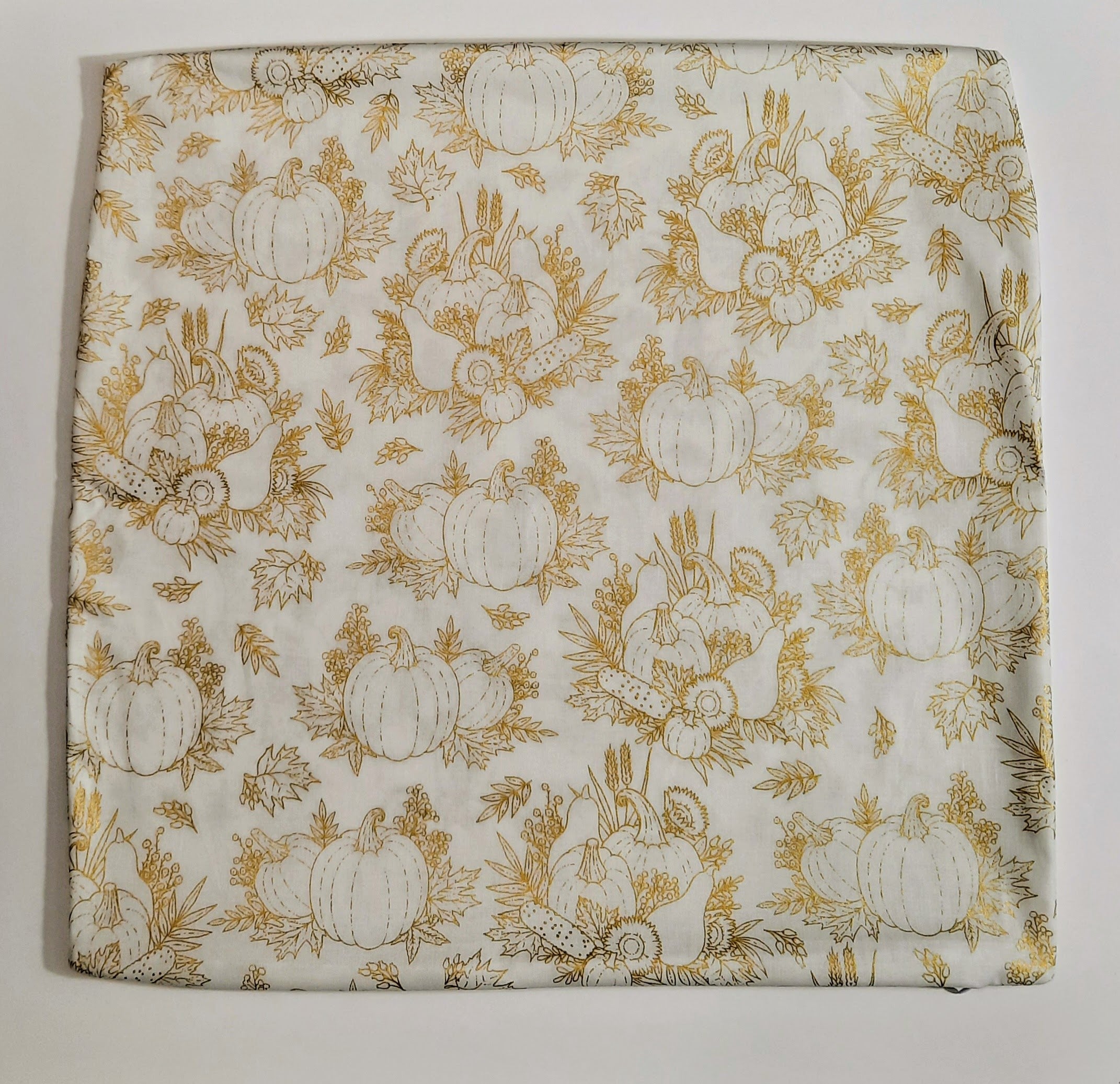 Handmade Pillow Cover: Insert Included: Size: 18"x18"