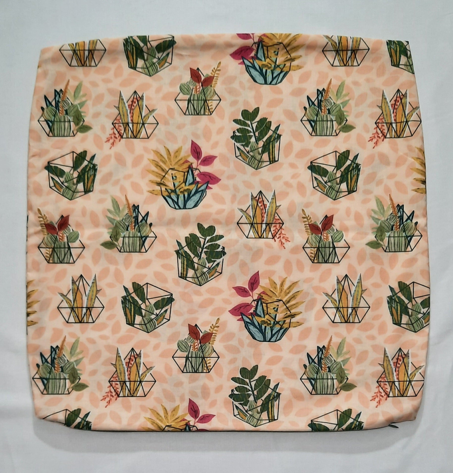 Handmade Pillow Cover: Insert Included: Size: 18"x18"