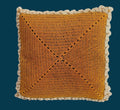 Handmade Pillow Cover: Insert Included: Size: 18"x18"