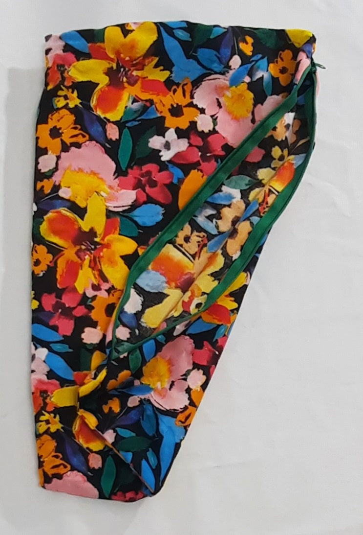 12"x18" Handmade Travel Pillow Cover: Insert Included