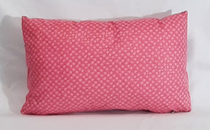 12"x18" Handmade Travel Pillow Cover: Insert Included