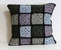 14"x14" Handmade Pillow Cover: Insert Included