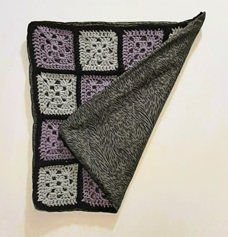 14"x14" Handmade Pillow Cover: Insert Included