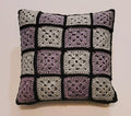 14"x14" Handmade Pillow Cover: Insert Included