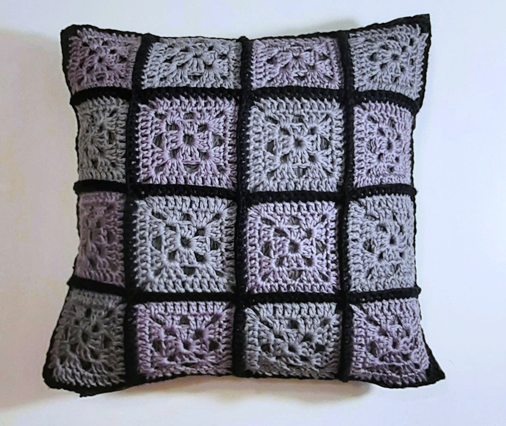 14"x14" Handmade Pillow Cover: Insert Included
