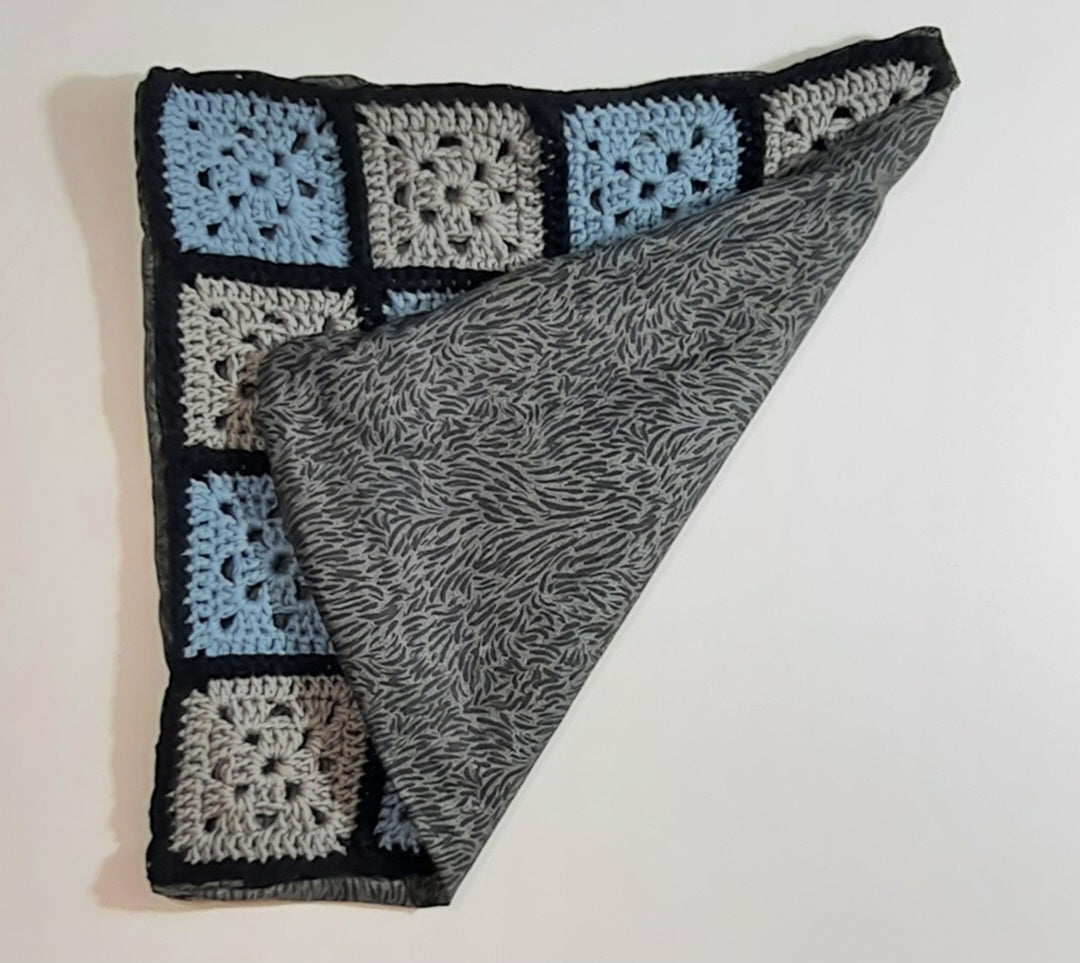 14"x14" Handmade Pillow Cover: Insert Included