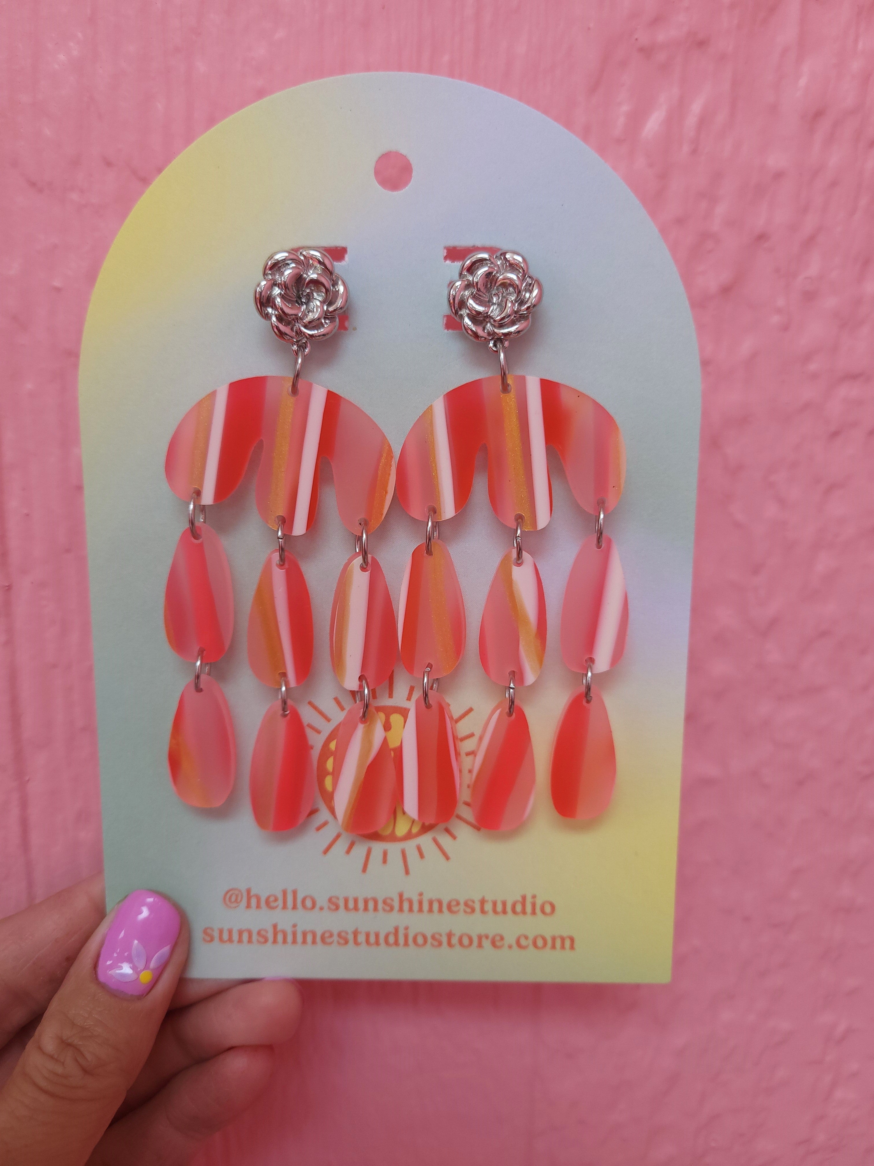 Squid Dangle Earrings