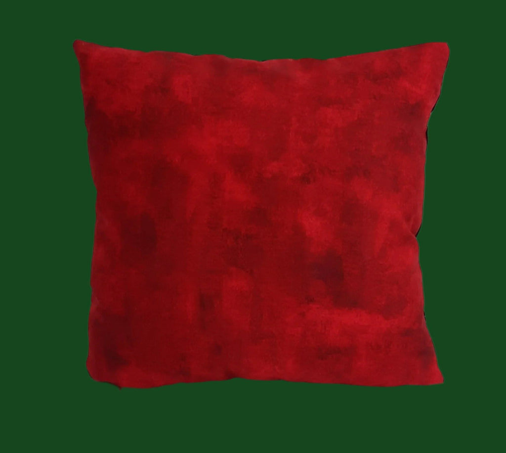 15"x15" Handmade Pillow Cover: Insert Included