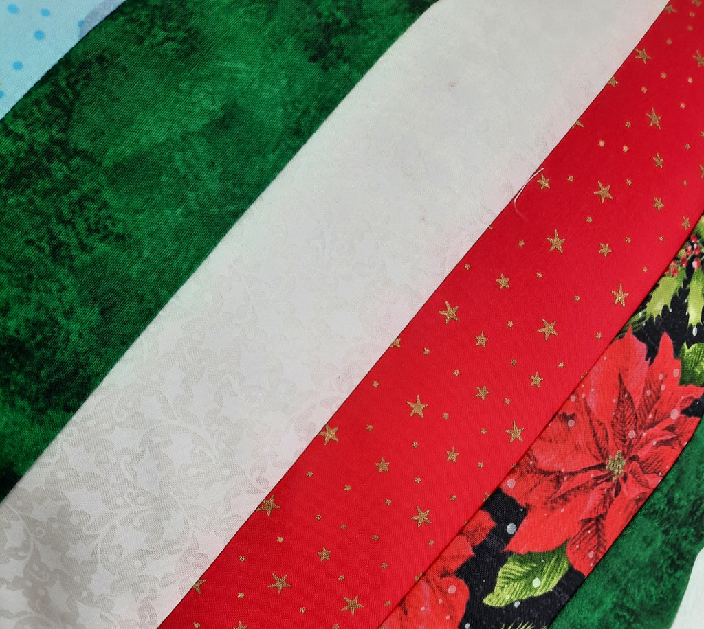 15"x15" Handmade Pillow Cover: Insert Included: Red/Flower, Snowman, white/green stripes