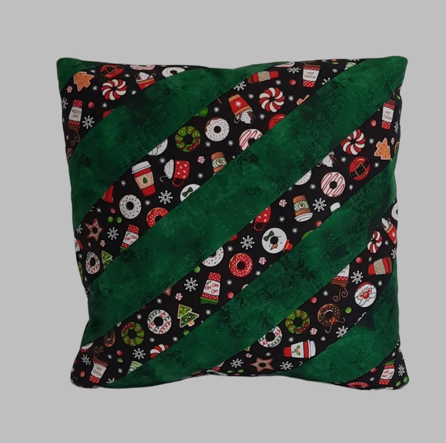 15"x15" Handmade Pillow Cover: Insert Included