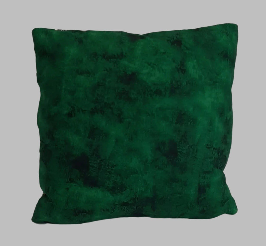 15"x15" Handmade Pillow Cover: Insert Included