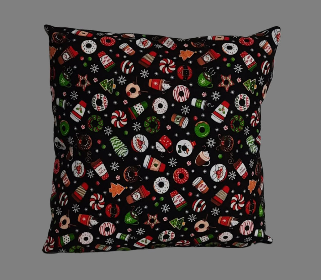 15"x15" Handmade Pillow Cover: Insert Included