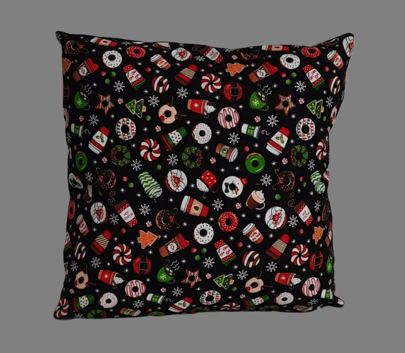 15"x15" Handmade Pillow Cover: Insert Included