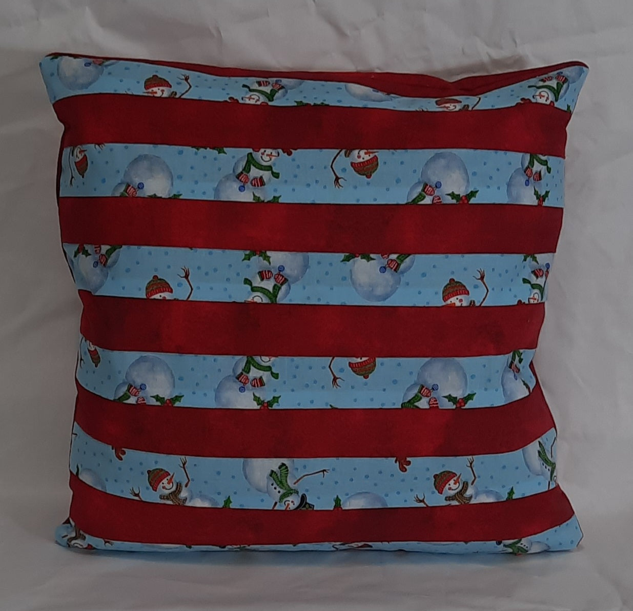 15"x15" Handmade Pillow Cover: Insert Included