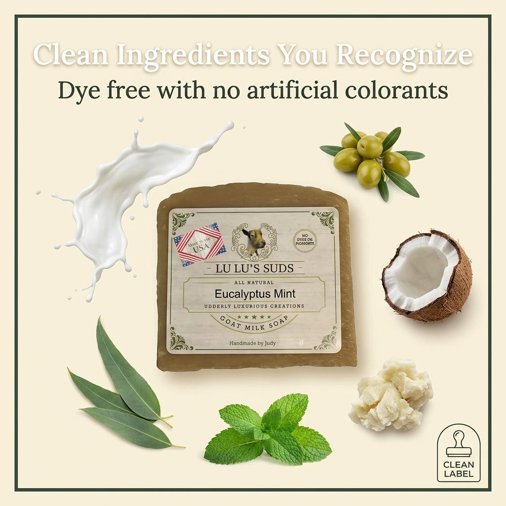 Eucalyptus Mint Goat Milk Soap 5 oz.