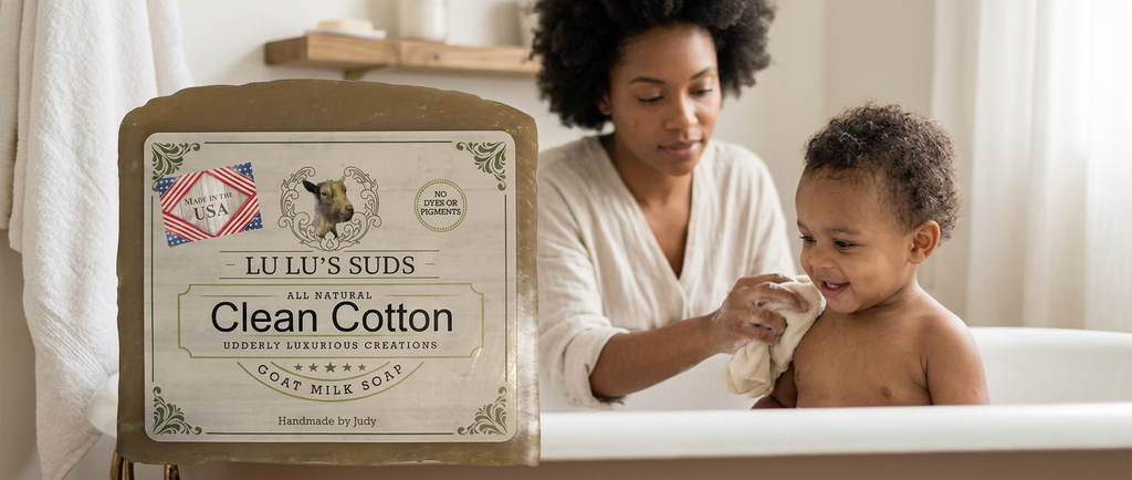 Clean Cotton Goat Milk Soap 5 oz.