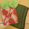 2 Wash Cloths & Scrubbies