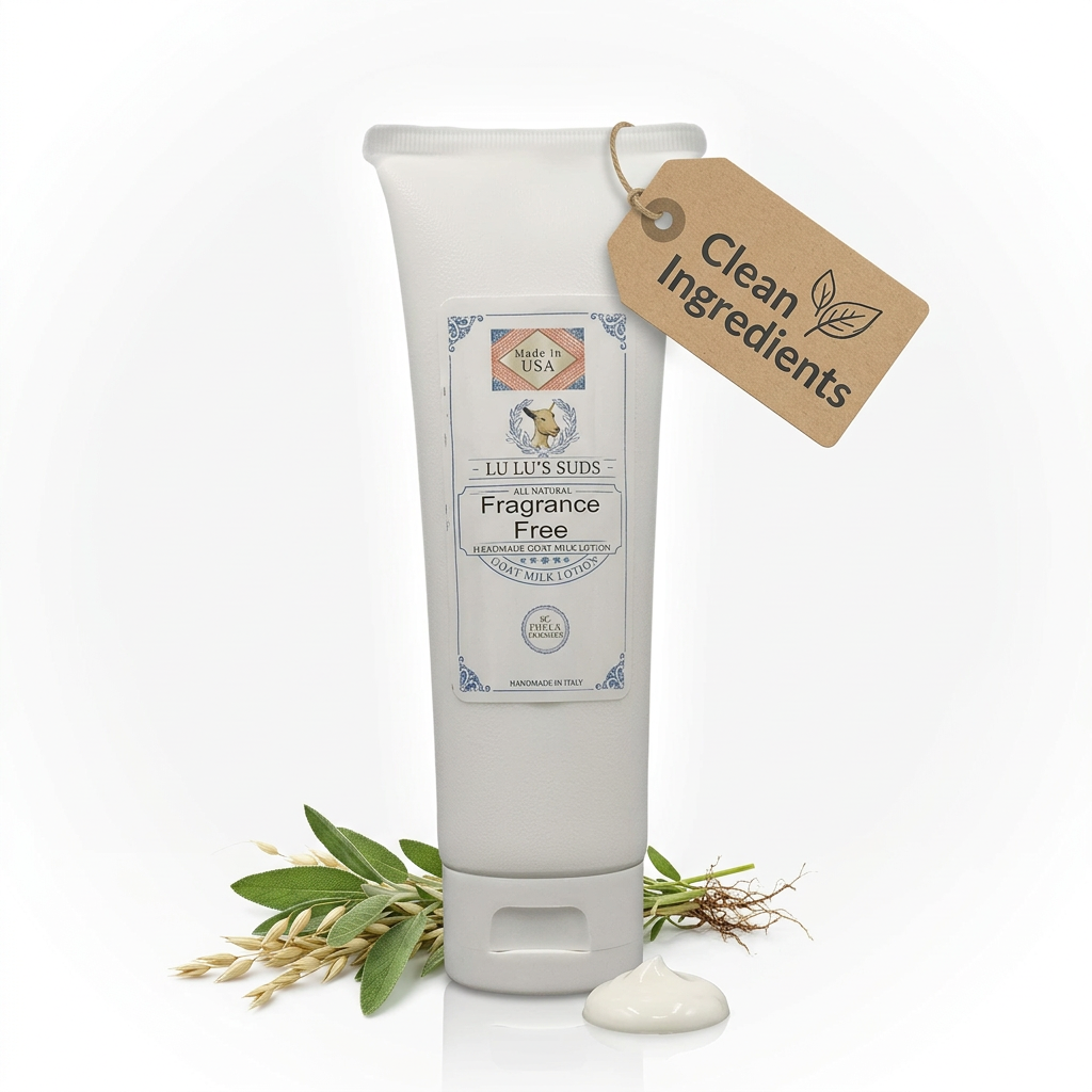 Fragrance Free Goat Milk Lotion 8 oz.