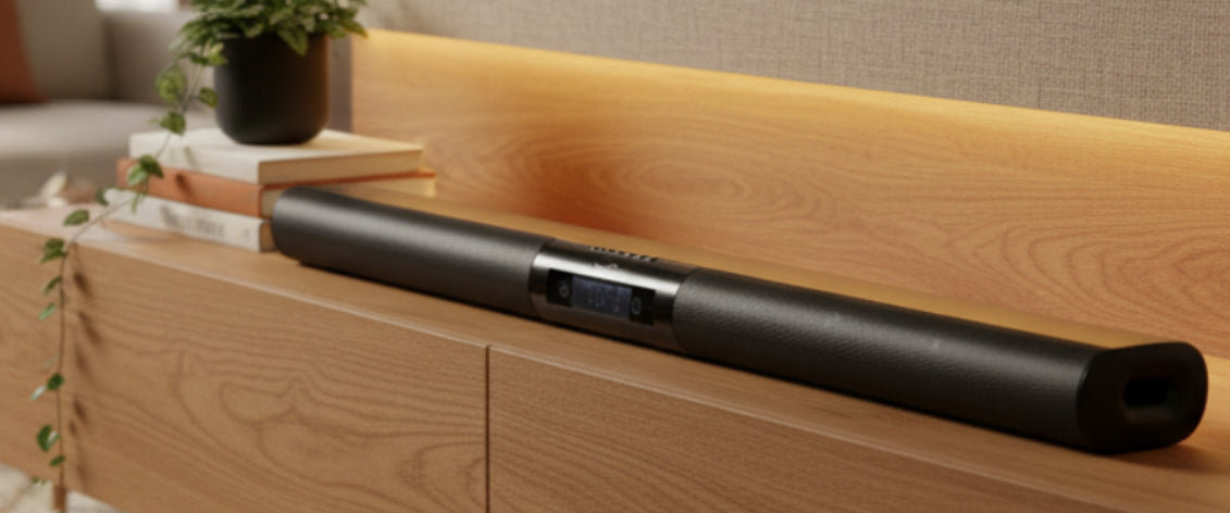 37" Premium Optical Bluetooth SoundBar System with Voice Control