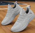 Feethit Mens Size 10 Gray Sneakers Lace Up Slip On Athletic Tennis Shoes