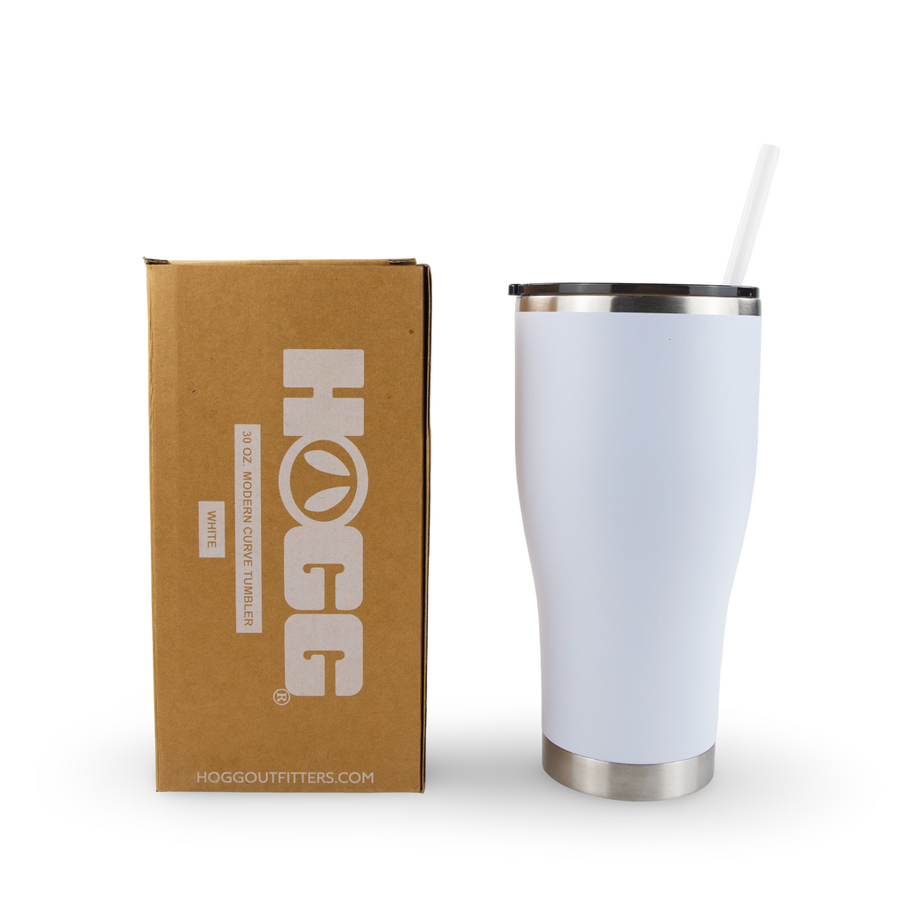 30oz POWDER COATED MODERN CURVE TUMBLER