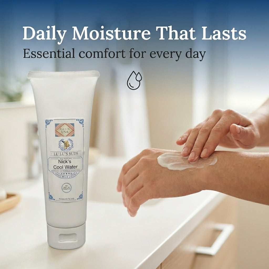 Nick's Cool Water Goat Milk Lotion 8 oz.