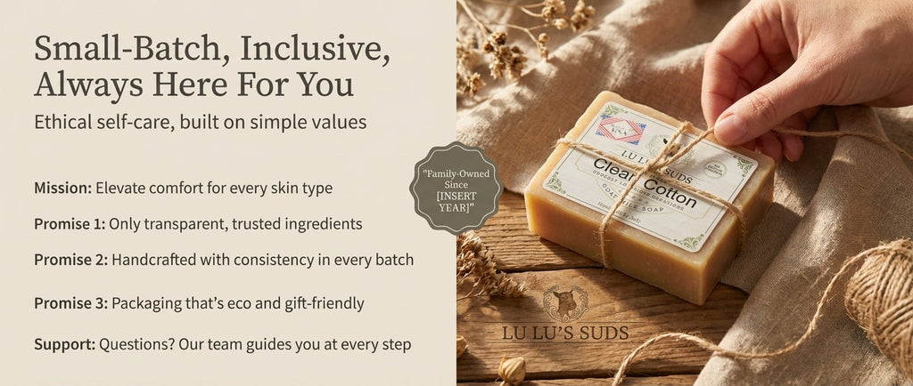 Clean Cotton Goat Milk Soap 5 oz.