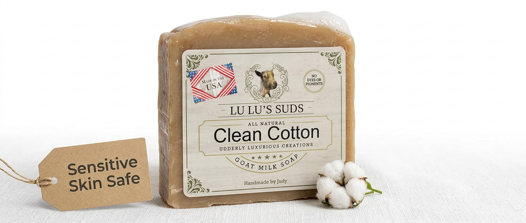 Clean Cotton Goat Milk Soap 5 oz.