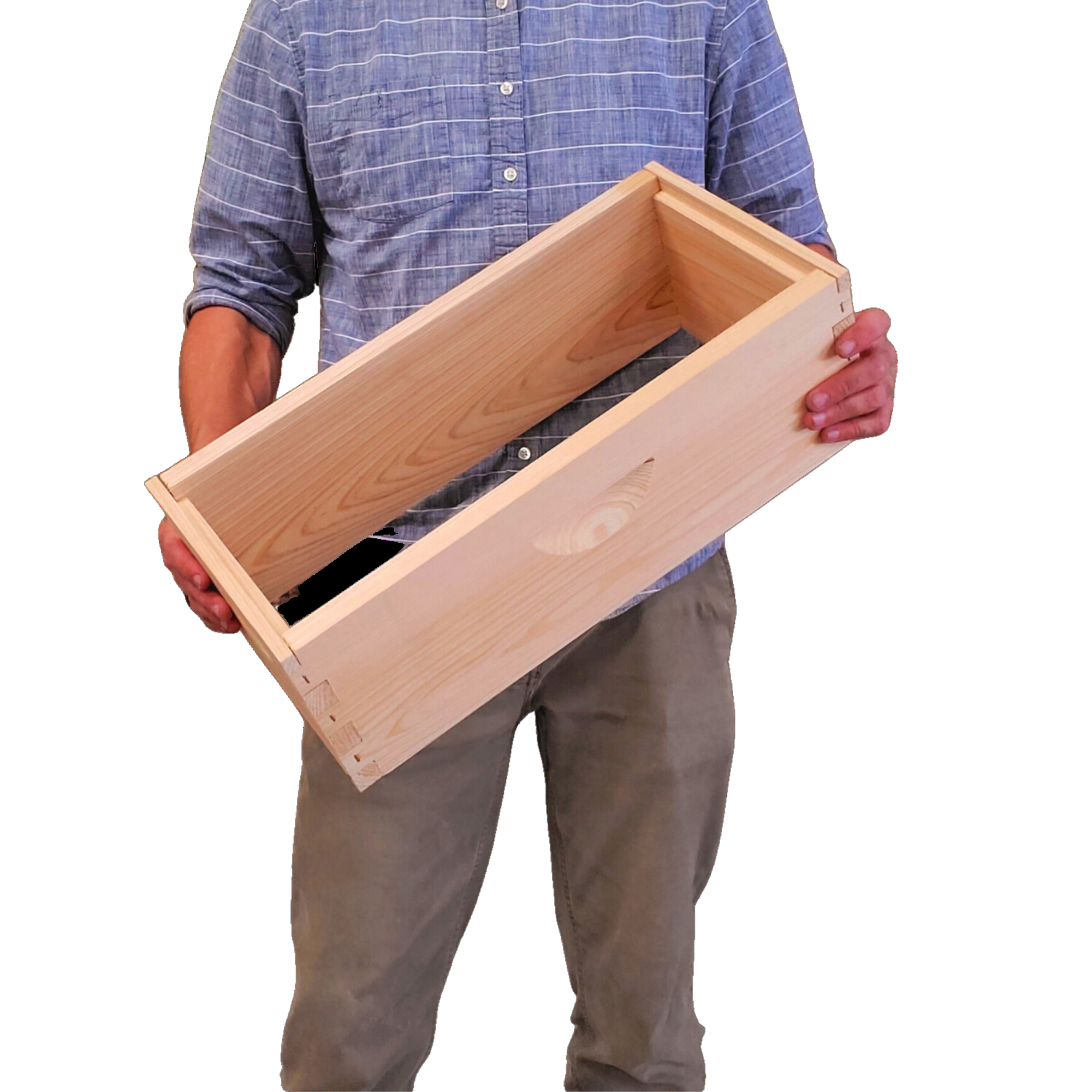 5-Frame Cypress Medium 6 5/8-inch Super Box