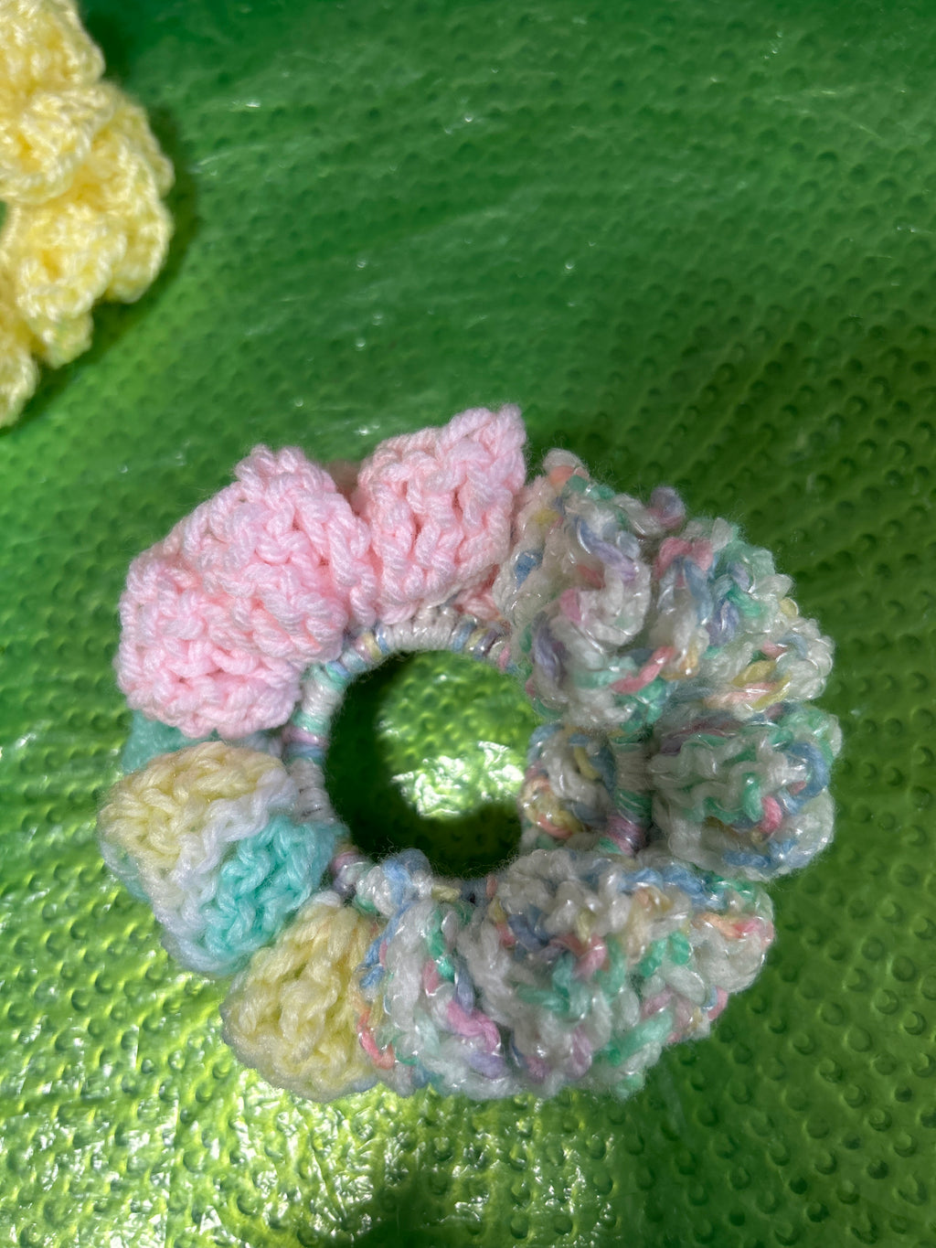 Handmade Crochet Scrunchies - Set of 4