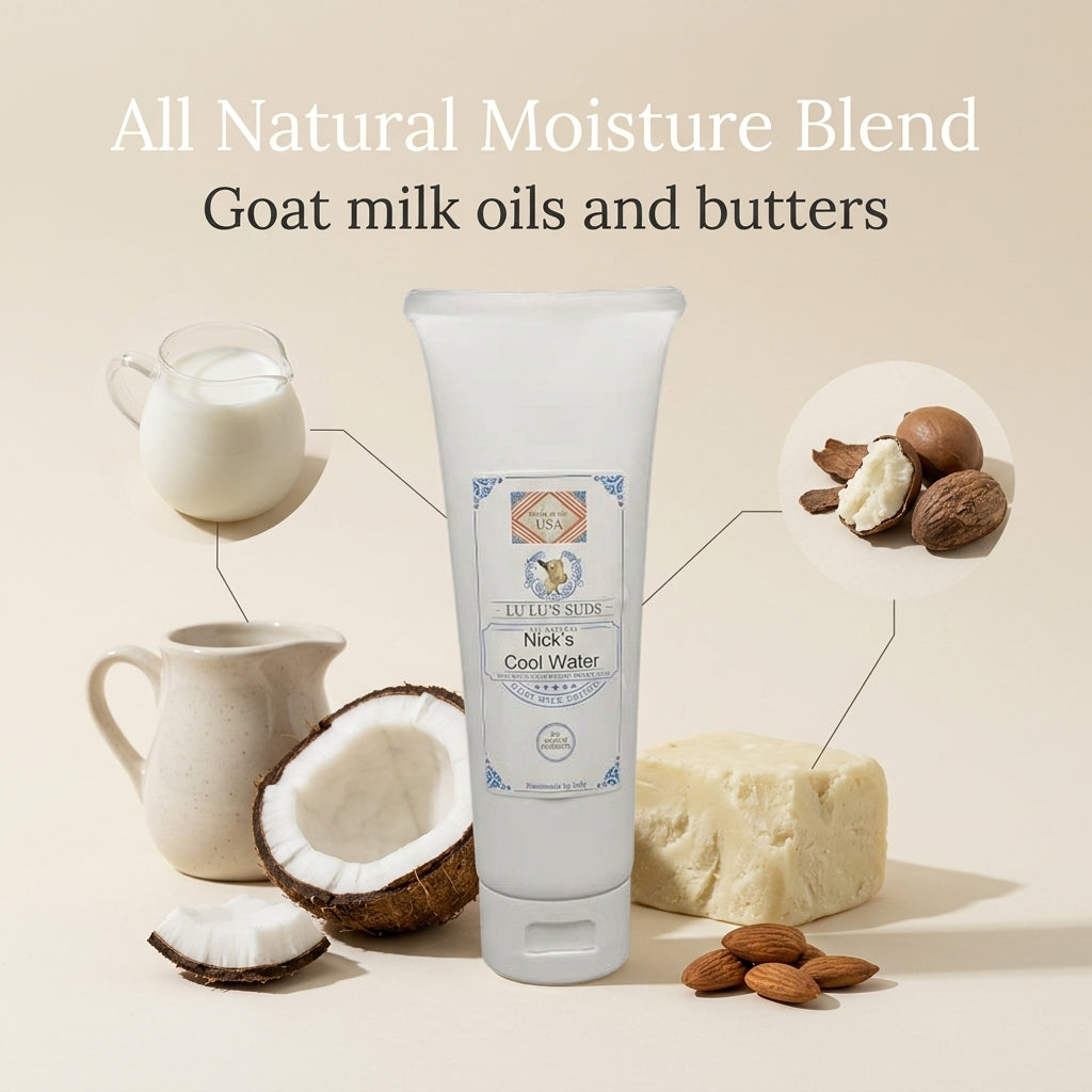 Nick's Cool Water Goat Milk Lotion 8 oz.