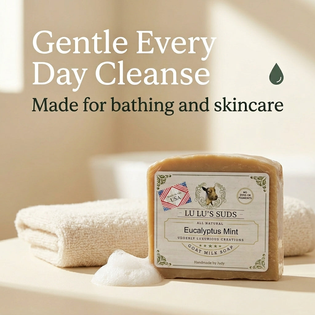 Eucalyptus Mint Goat Milk Soap 5 oz.