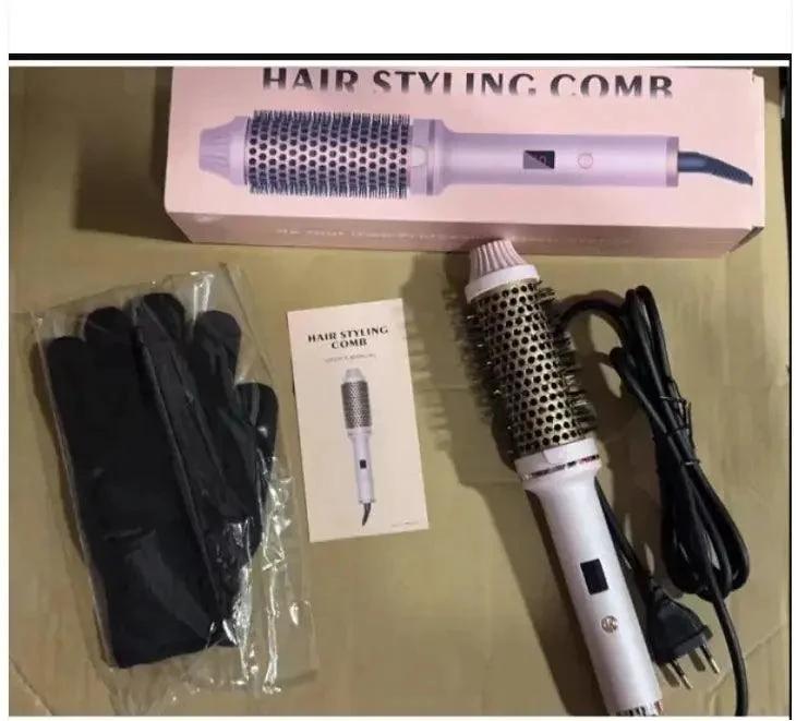 Mandotos 2-In-1 Hair Curler And Straightener Comb