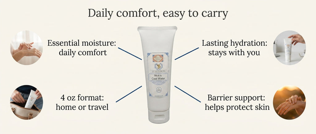Nick's Cool Water Goat Milk Lotion 8 oz.