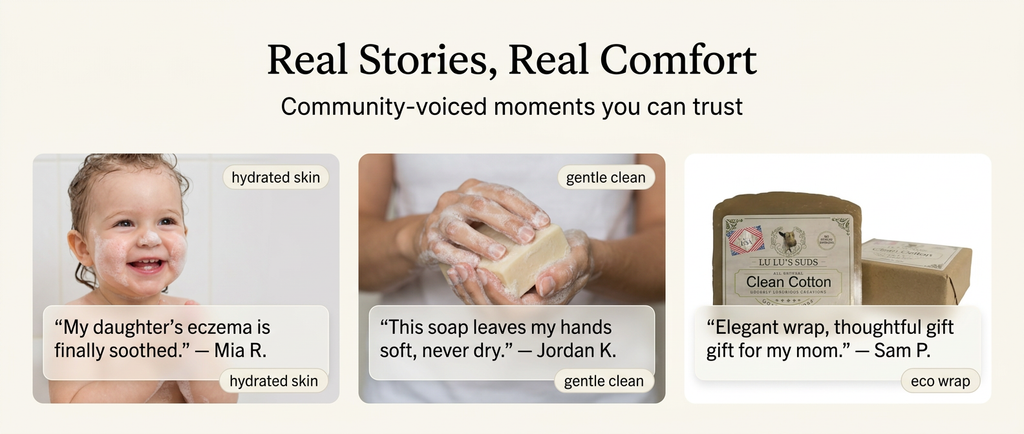 Clean Cotton Goat Milk Soap 5 oz.