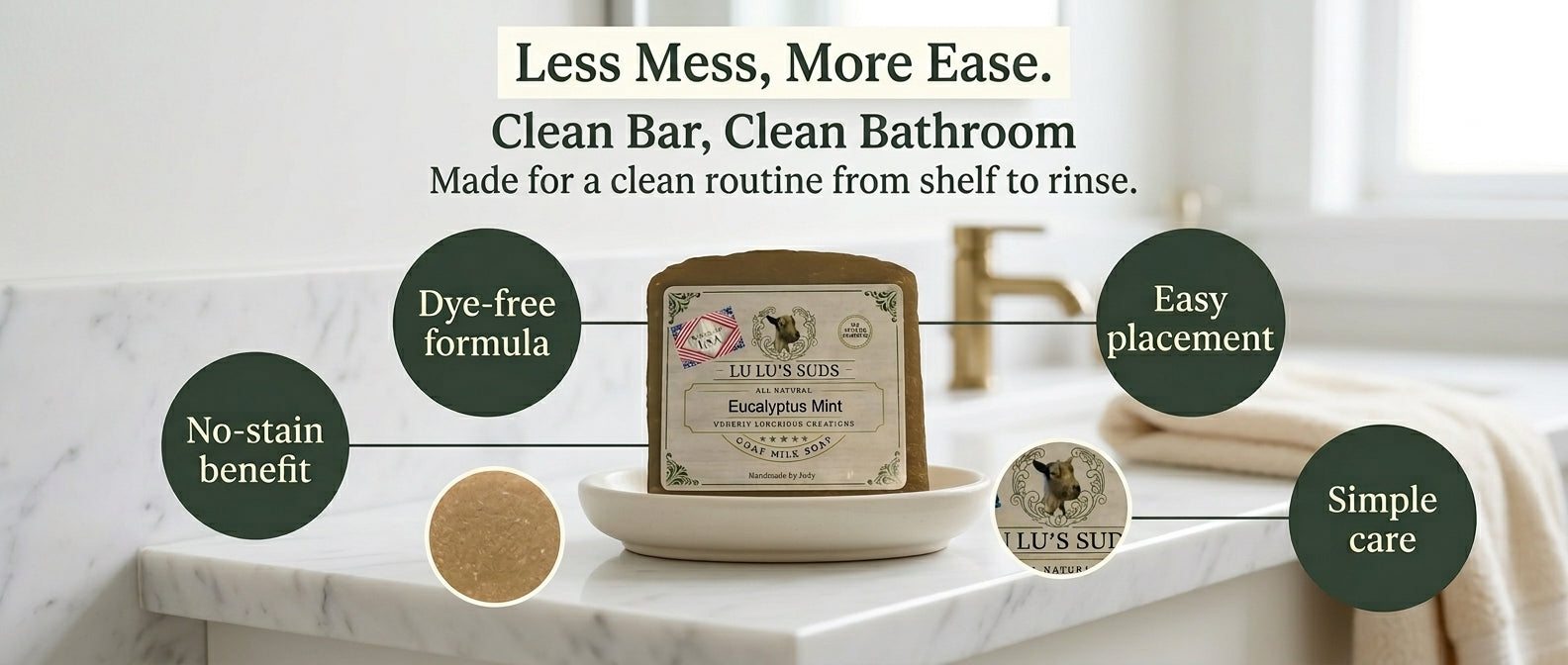 Eucalyptus Mint Goat Milk Soap 5 oz.