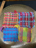 Hand Woven Potholders / Drink Coasters - Set of 4