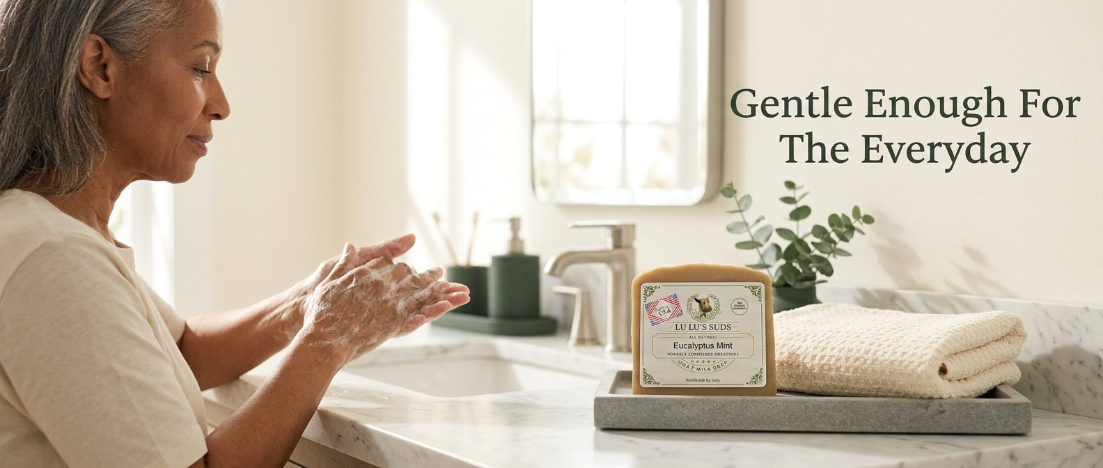 Eucalyptus Mint Goat Milk Soap 5 oz.