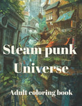 Steam punk universe adult coloring book - Paperback
