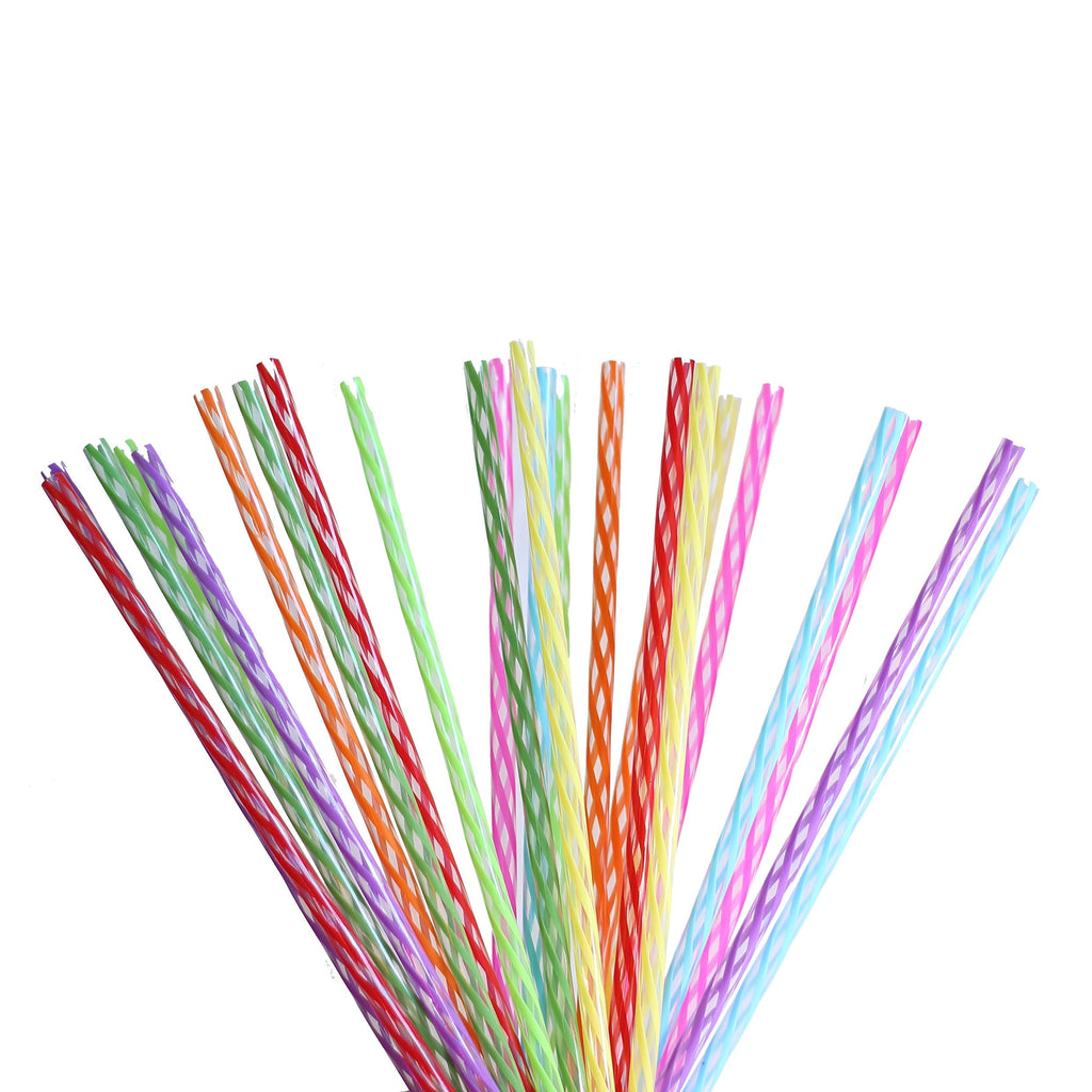HOGG RAINBOW REUSABLE STRAWS 24 PACK