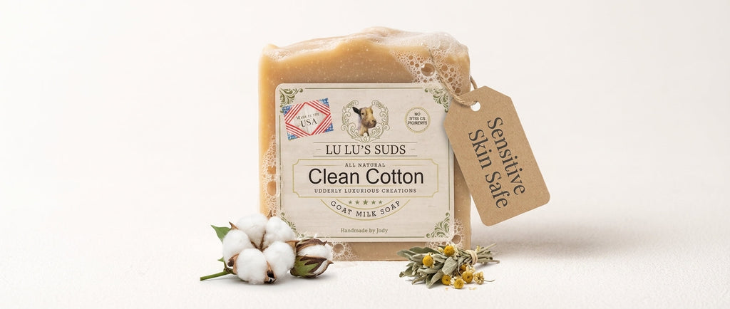 Clean Cotton Goat Milk Soap 5 oz.