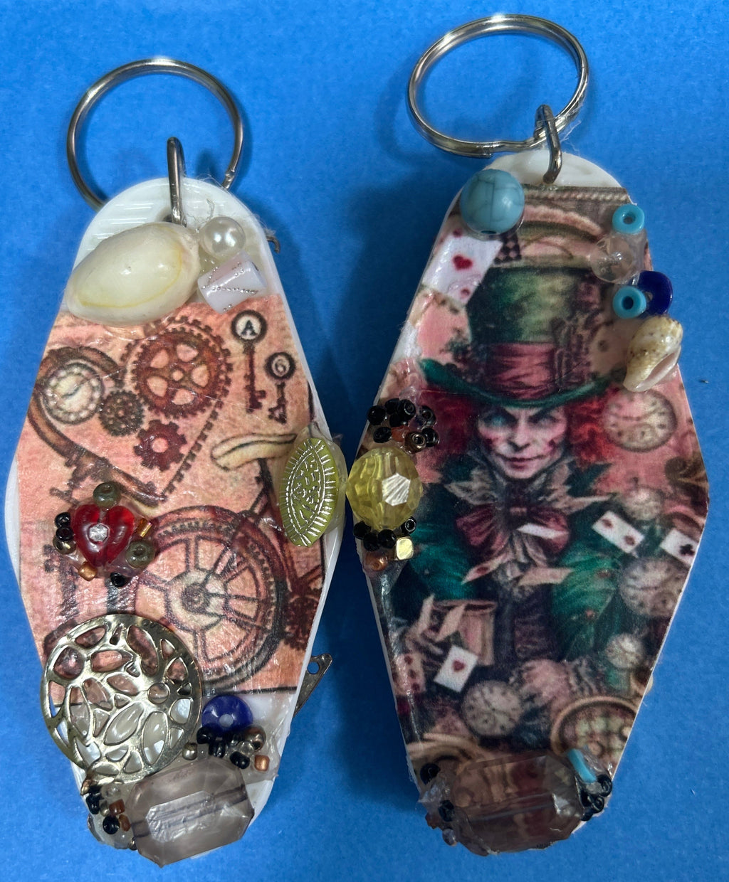 Retro Motel Key Rings