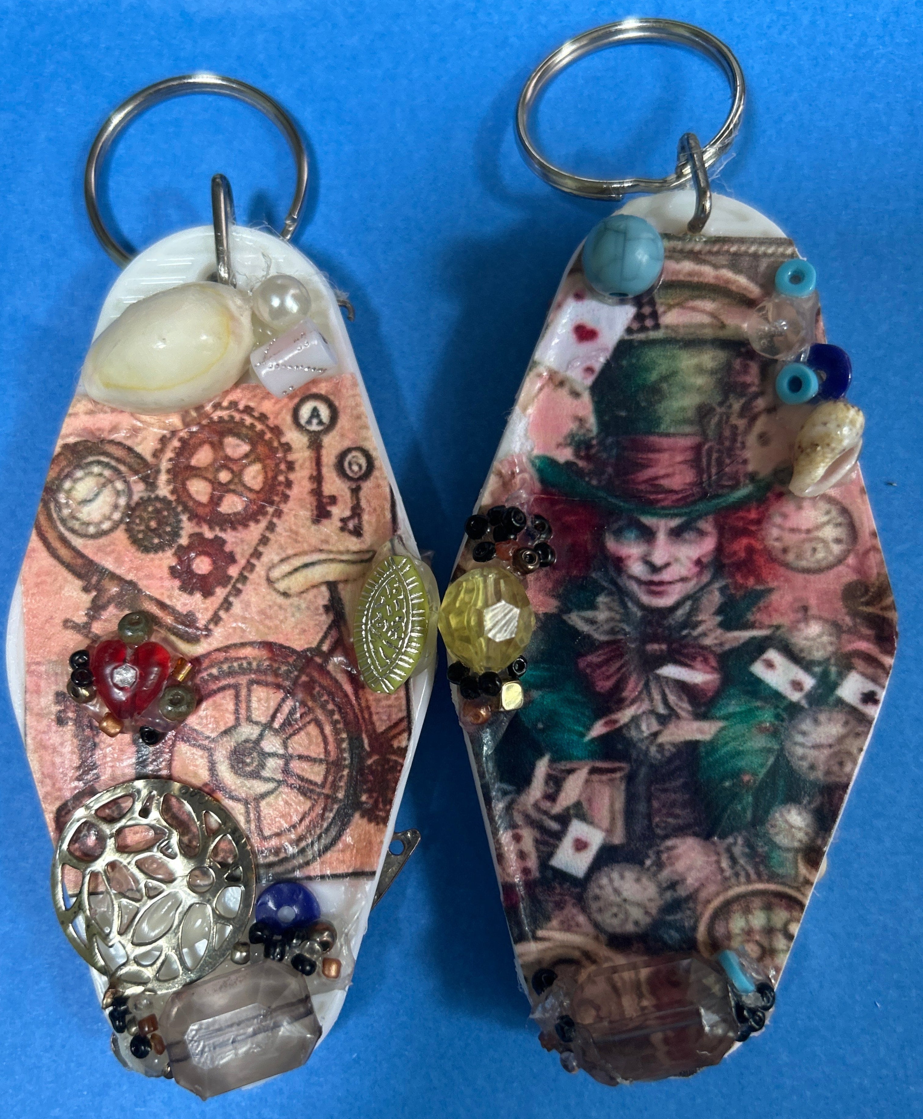 Retro Motel Key Rings